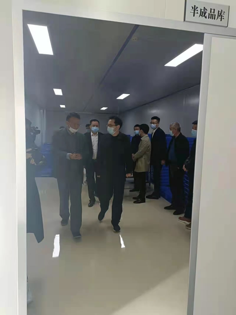 旌德縣委書記儲德友到海昭生物進行視察調(diào)研