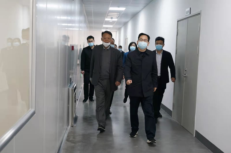 旌德縣委書記儲德友到海昭生物進行視察調(diào)研