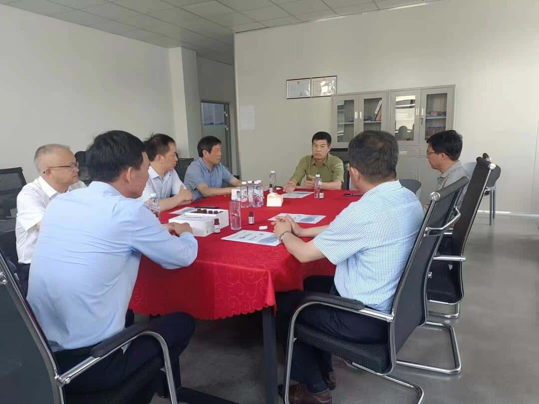 宣城市人大常委會副主任余宏漢一行蒞臨旌德海昭生物科技有限公司調(diào)研指導工作
